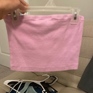 forever 21 pink tube top